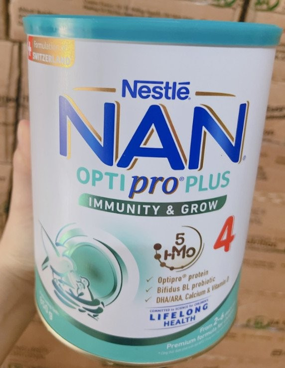 Sữa bột Nestle NAN Optipro Plus số 4 hộp 900g (2 - 6 tuổi) Việt Nam